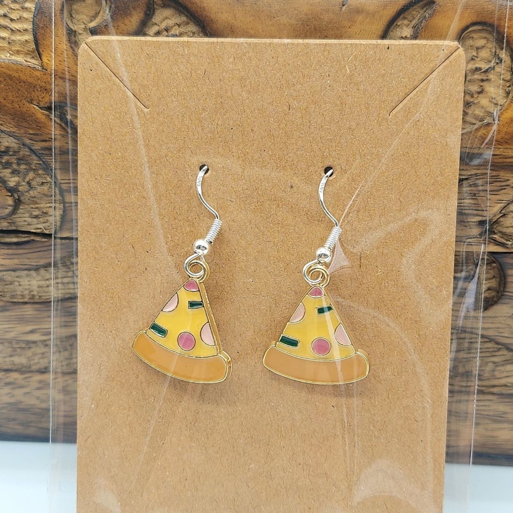 Pizza Earrings